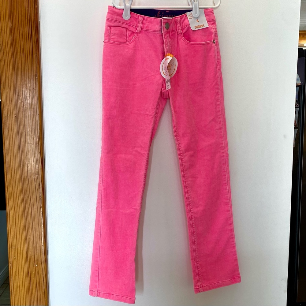 NWT Neon Corduroy Skinny Pants | Pink | 8